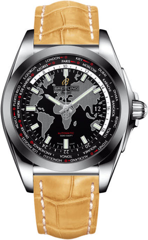 Breitling Watch Galactic Unitime SleekT Trophy Black WB3510U4/BD94/745P