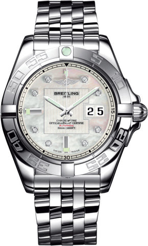 Breitling Watch Galactic 41 Pearl Diamond A49350L2/A702/366A