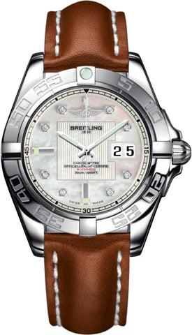 Breitling Watch Galactic 41 Pearl Diamond A49350L2/A702/425X