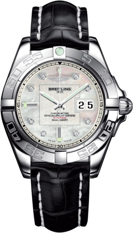 Breitling Watch Galactic 41 Pearl Diamond A49350L2/A702/728P