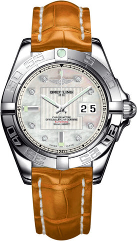 Breitling Watch Galactic 41 Pearl Diamond A49350L2/A702/730P