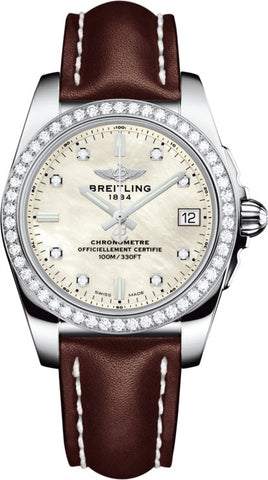 Breitling Watch Galactic 36 SleekT Pearl Diamond A7433053/A780/416X