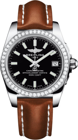 Breitling Watch Galactic 36 SleekT Black Trophy A7433053/BE08/412X