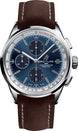 Breitling Watch Premier Chronograph 42 Brown Nubuck Tang A13315351C1X2