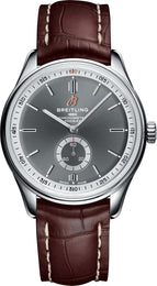 Breitling Watch Premier Automatic 40 Brown Croco Folding A37340351B1P1