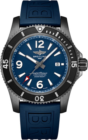 Breitling Watch Superocean Automatic 46 Blacksteel Blue M17368D71C1S1