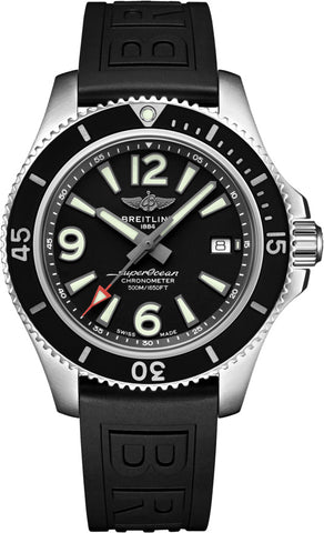 Breitling Watch Superocean Automatic 42 Black Diver Pro III Tang Type A17366021B1S1