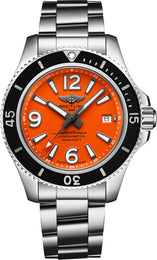 Breitling Watch Superocean Automatic 42 Orange Professional III A17366D71O1A1