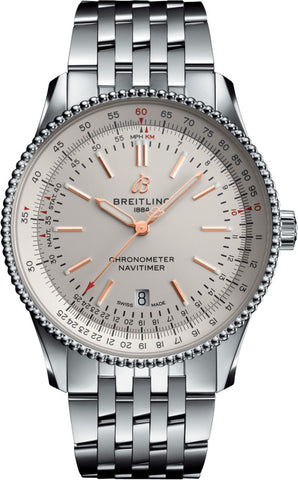 Breitling Watch Navitimer Automatic 41 Silver Navitimer Bracelet A17326211G1A1