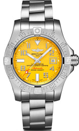 Breitling Watch Avenger II Seawolf 45 Cobra Yellow Professional III Bracelet A17331101I1A1