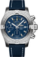 Breitling Watch Avenger Chronograph 45 Blue Leather Tang Type A13317101C1X1