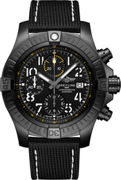 Breitling Watch Avenger Chronograph 45 Night Mission Leather Folding Clasp V13317101B1X2