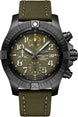 Breitling Watch Avenger Chronograph 45 Night Mission Khaki Green Tang Type V13317101L1X1