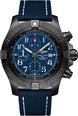 Breitling Watch Super Avenger Chronograph 48 Night Mission Leather Folding Clasp V13375101C1X2