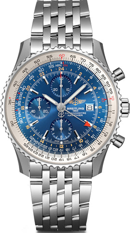 Breitling Watch Navitimer Chronograph GMT 46 Steel Bracelet A24322121C1A1