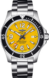 Breitling Watch Superocean Automatic 44 Yellow Steel Bracelet A17367021I1A1