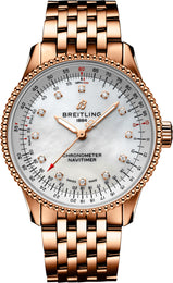 Breitling Watch Navitimer Automatic 35 Mother Of Pearl Diamonds R17395211A1R1