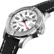 Breitling Watch Avenger Automatic GMT 43 White Leather Anthracite Folding Clasp
