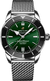 Breitling Watch Superocean Green Bracelet AB2010121L1A1