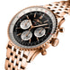 Breitling Navitimer B01 Chronograph 43 Black 18k Red Gold Watch