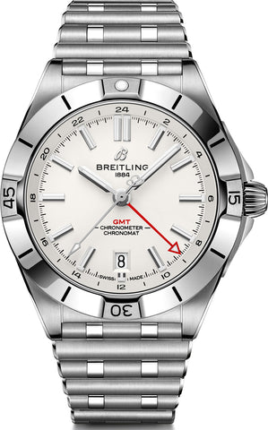 Breitling Watch Chronomat Automatic GMT 40 White A32398101A1A1
