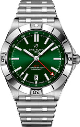 Breitling Watch Chronomat Automatic GMT 40 Green A32398101L1A1