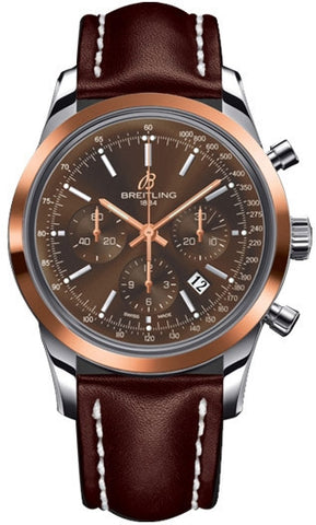 Breitling Watch Transocean Chronograph Red Gold UB015212/Q594/437X