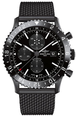 Breitling Watch Chronoliner Blacksteel PVD Bracelet M2431013/BF02/159M