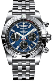 Breitling Watch Chronomat 44 Blackeye Blue Bracelet AB011012/C789/375A