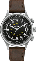 Bulova Watch Military A- 15 Pilot Mens 96A245