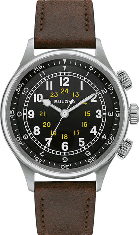 Bulova Watch Military A- 15 Pilot Mens 96A245
