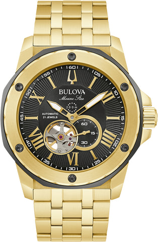 Bulova Watch Marine Star Mens 98A273