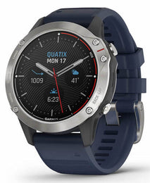 Garmin Watch Quatix 6 Captain GPS Blue Band Smartwatch 010-02158-91
