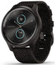 Garmin Watch Vivomove Style Graphite Aluminium Case Black Pepper Nylon 010-02240-03