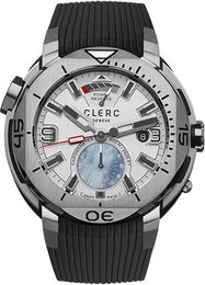 Clerc Watch Hydroscaph GMT Power Reserve GMT-1.1.1 Silver