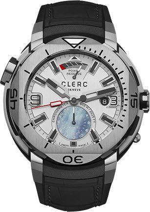 Clerc Watch Hydroscaph GMT Power Reserve GMT-1.9R.1 Silver