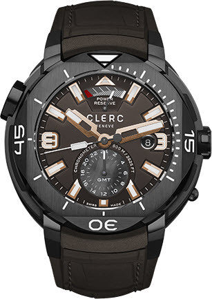 Clerc Watch Hydroscaph GMT Power Reserve GMT-2.10R.3 Chocolate
