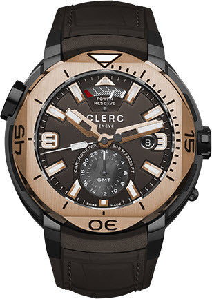 Clerc Watch Hydroscaph GMT Power Reserve GMT-3.10R.3 Black