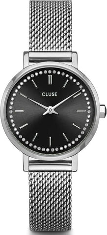Cluse Watch Boho Chic Petite Crystals Mesh Black CW10502