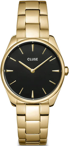 Cluse Watch Feroce Petite Black Gold CW11208