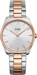 Cluse Watch Feroce White Rose Gold CW11104
