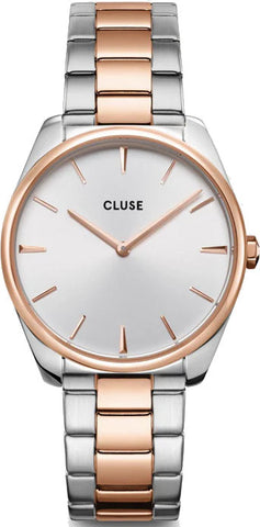 Cluse Watch Feroce White Rose Gold CW11104
