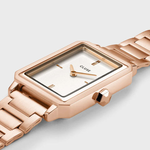 Cluse Fluette White Rose Gold