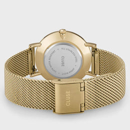 Cluse Minuit Mesh Green Gold