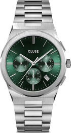 Cluse Watch Vigoureux Chrono Green Silver CW20803