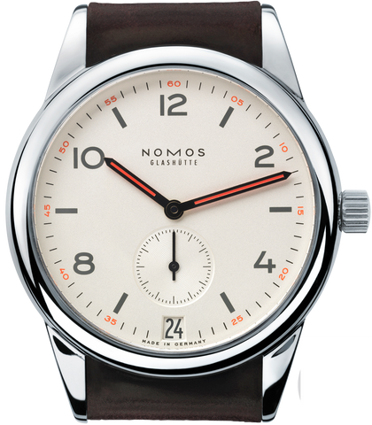 Nomos Glashutte Watch Club Datum Glasboden 733