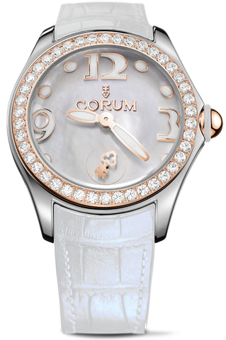Corum Watch Bubble Mother of Pearl Ladies White Diamond L295/03052