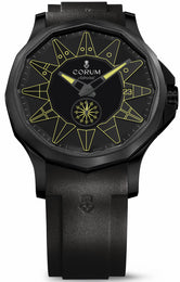Corum Watch Admiral 42 All Black Yellow A395/04008