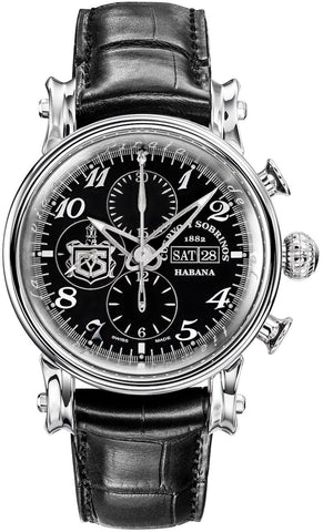 Cuervo y Sobrinos Watch Torpedo Pirata Chrono 3051.1NDD