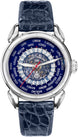 Cuervo y Sobrinos Watch Historiador World Timer 3202.1BHDM